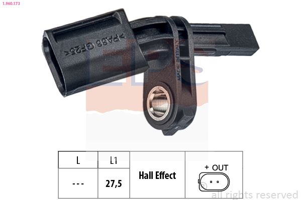Sensor, Raddrehzahl EXCLUSIVAS BCN SL